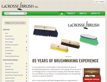 Tablet Screenshot of lacrossebrush.com